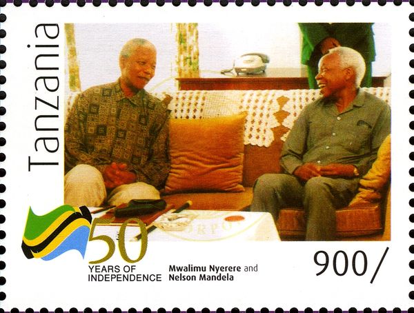 Mwalimu Nyerere and Nelson Mandela