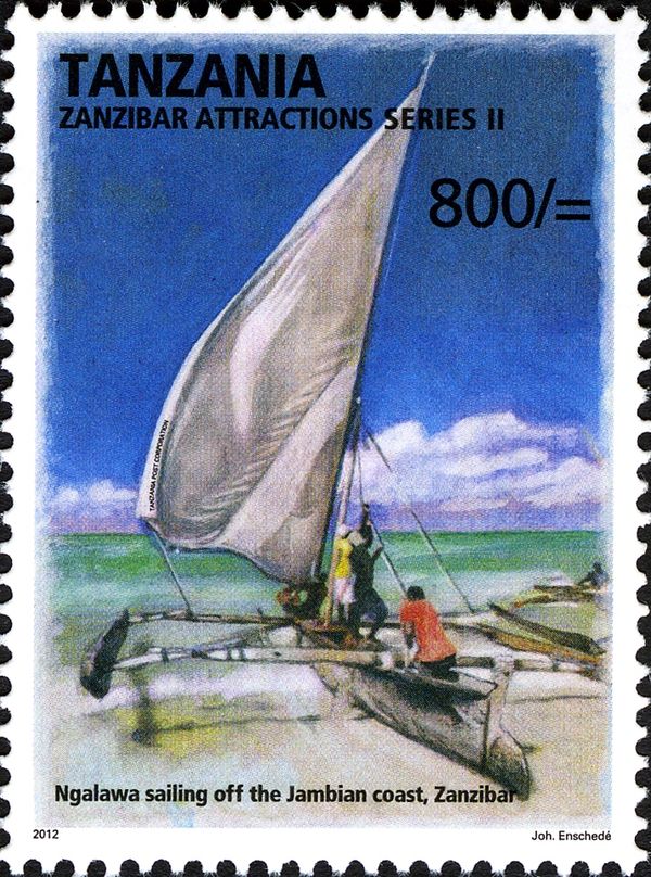 Ngawala sailing off the Jimbala coast
