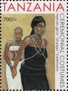 Ngindo girl in Unyago ceremony