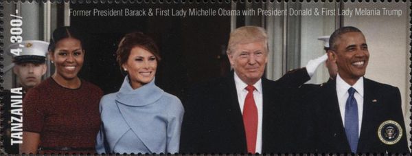 Barack and Michelle Obama, Donald and Melania Trump