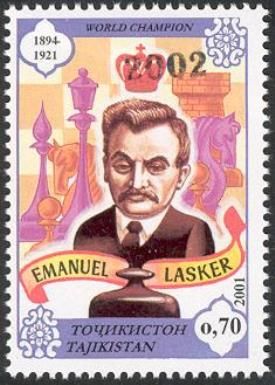 Emanuel Lasker (1868-1941) - Overprint