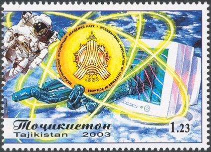 Astronaut, Hand, Emblem and Computer