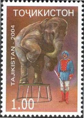 Elephant and Trainer