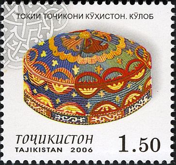 Cap with Raised Crown and All Over Design