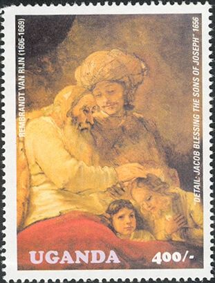Detail - Jacob blessing the Sons of Joseph