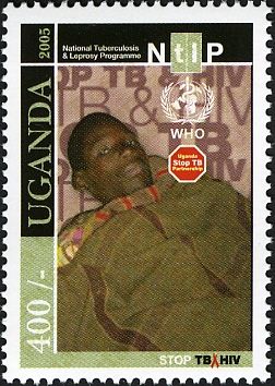 Ill man in blanket