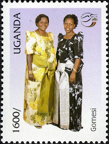 Costumes of Uganda - Gomesi