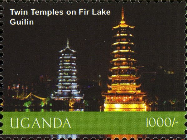 Twin Temples on Fir Lake