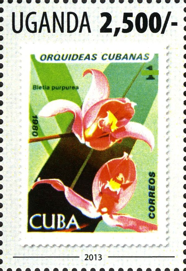 World in Stamps - Orchids - Cuba