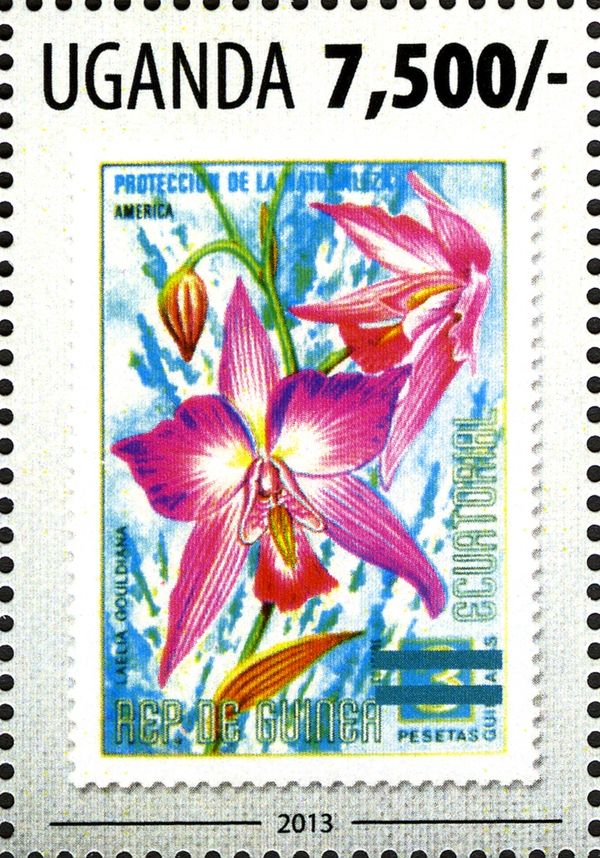 World in Stamps - Orchids - Rep. of Guinea
