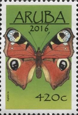 European Peacock (Aglais io)