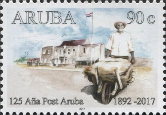 125th Anniversary of Postal Service on Aruba
