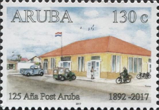 125th Anniversary of Postal Service on Aruba