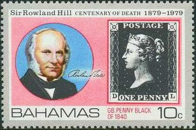 Sir Rowland Hill, Penny Black