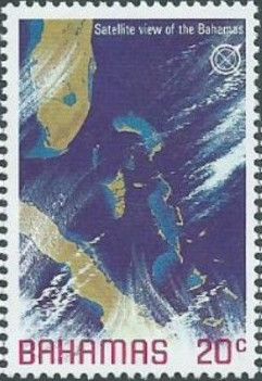 Satellite view of Bahamas