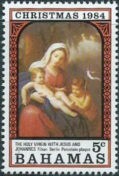 Madonna with Child and St John by Titian