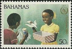 Children exchanging gifts