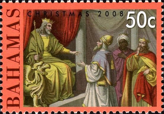 The three wise men and King Herod