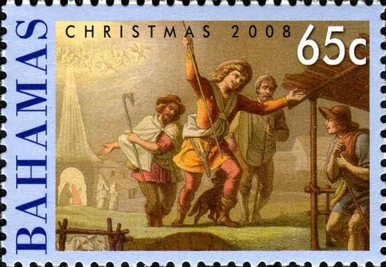 Shepherds proclaim the birth of Christ