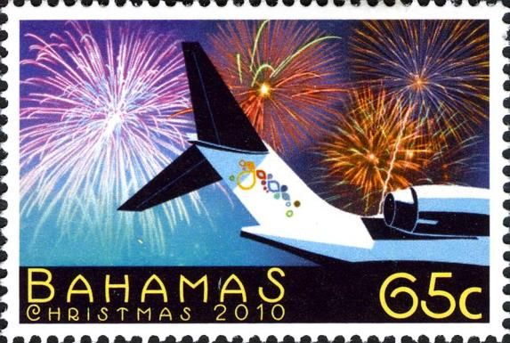 Jet Tail and Fireworks