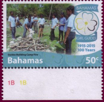Guides building camp fire