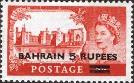 Caernarvon (Wales) with overprint