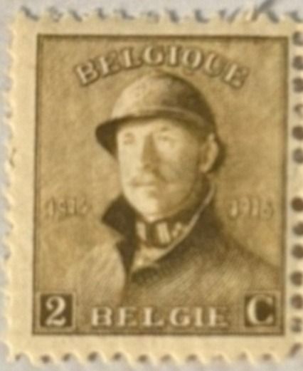 King Albert I with Helmet