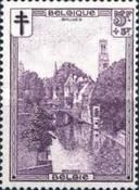 The "Groene Kaai" waterway in Brugge, belfry on right