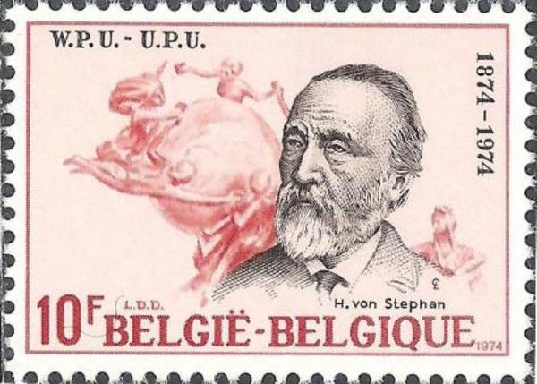 Heinrich von Stephan (1831-1897) and U.P.U. Monument