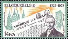 Newspaper "Courrier de l'Escaut" & Barthélemy Du Mortier