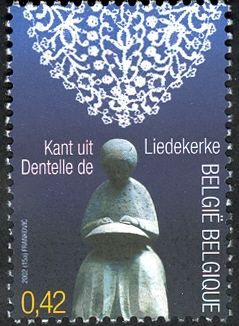 Croatie-Belgium Joint Issue: Lace from Liedekerke