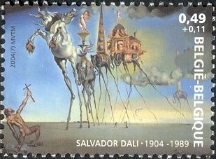 "The temptation of St. Antonius" by Salvador Dali