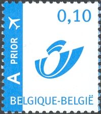 Priority Stamp with Blue Prior Logo (Posthorn)