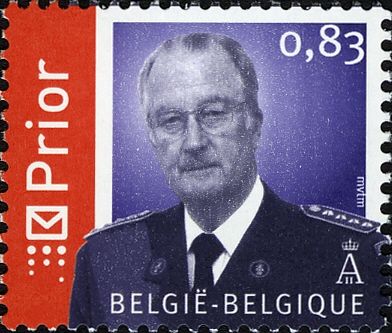 King Albert II in Uniform 0.83 euro