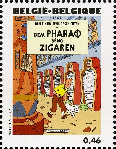 Cigars of the Pharaoh (Luxembourgish)