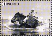 Shrimp Fisherman on Horseback