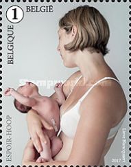 Mother with newborn child