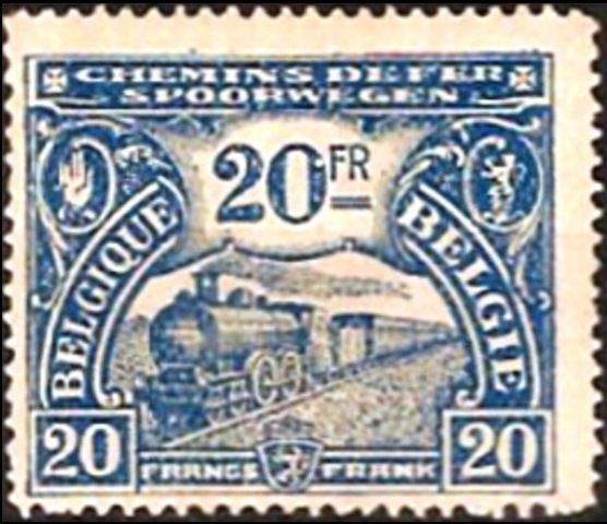 Railway Stamp: Issue of Mechelen. Locomotive