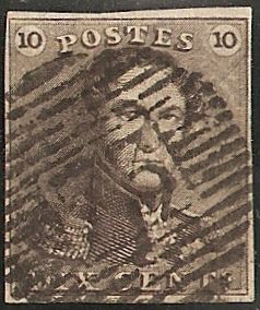 King Leopold I Type "Epaulettes" 10ct