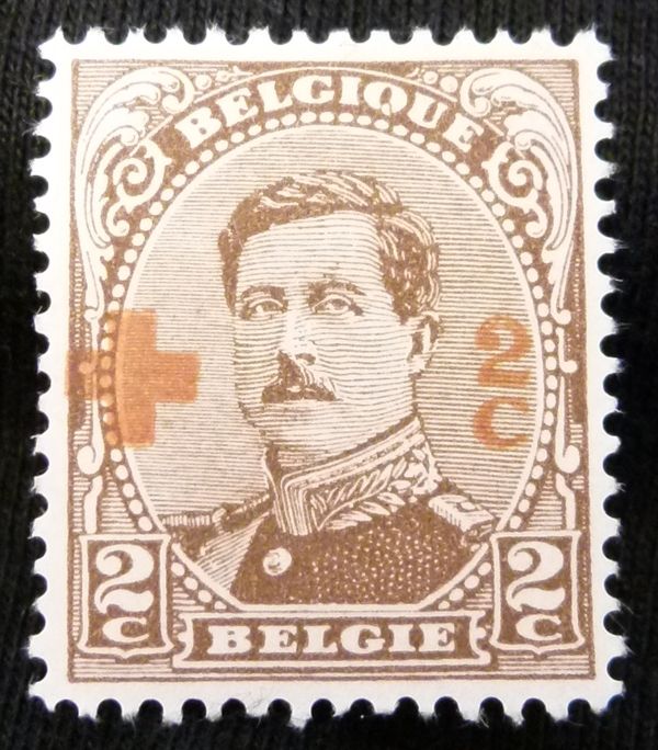 King Albert I - Surcharged