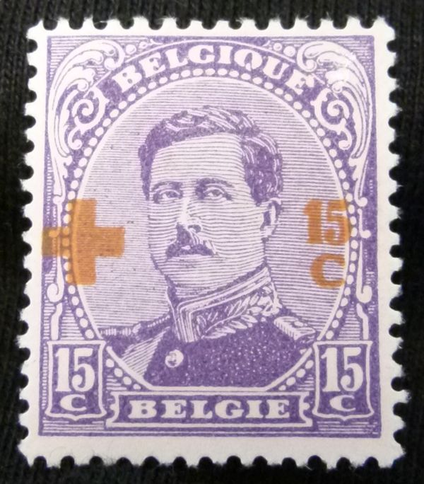 King Albert I - Surcharged