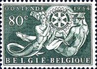 Mermaid, 'Mercury' and Rotary Symbol