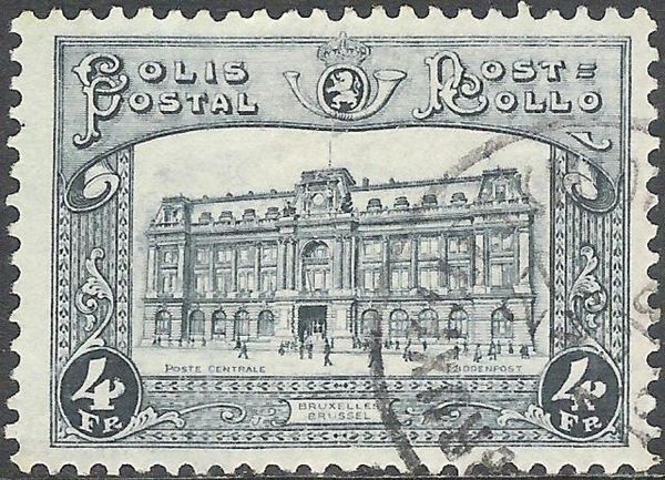 Railway Stamp: Main Post Office in Brussels