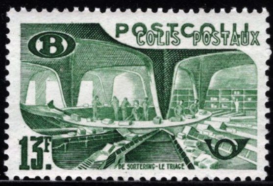 Railway Stamp: Sorting the Parcel