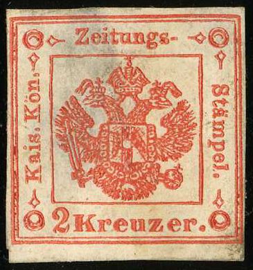 Newspaper revenue stamp