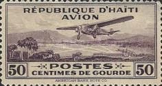 Plane over Port-au-Prince