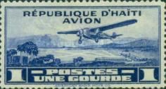 Plane over Port-au-Prince