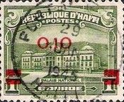 National Palace - red overprint