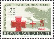 Haiti map with overprint