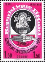 Madonna from Haïti with airport